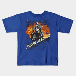 Fire Rider Vintage Kids T-Shirt